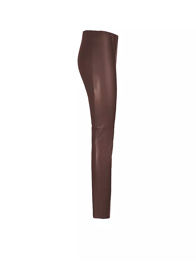 RIANI | Leggings in Lederoptik | rot