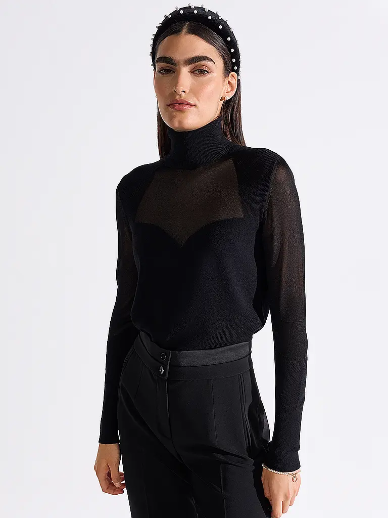 RIANI | Rollkragenpullover  | schwarz