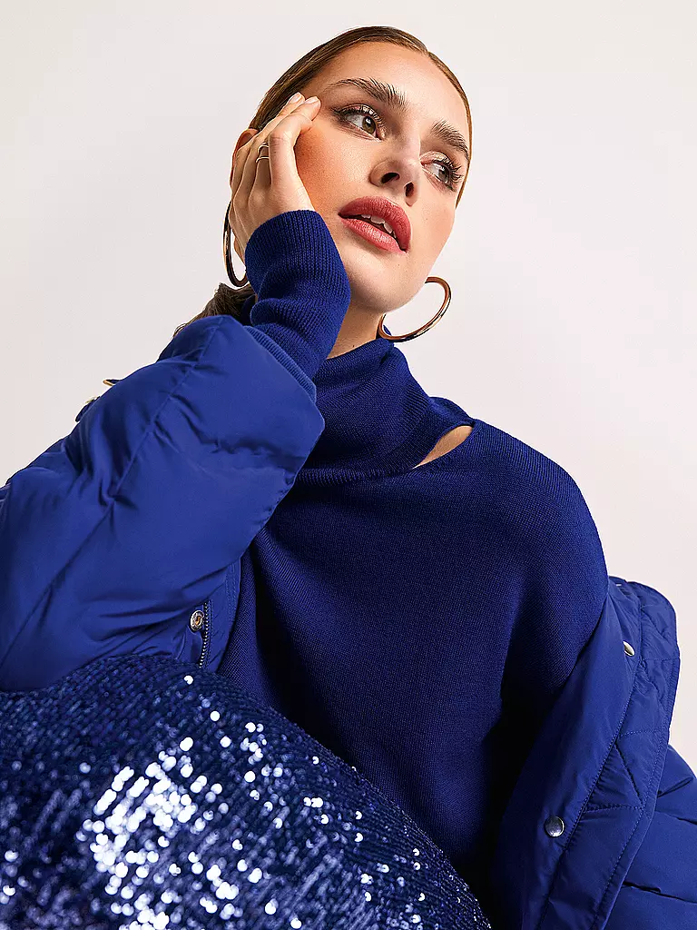 RIANI | Rollkragenpullover | blau