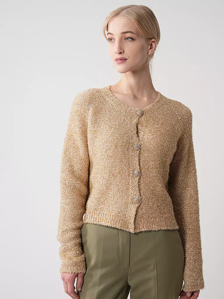 RIANI | Strickjacke | gold
