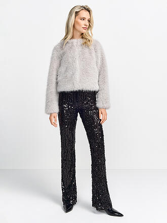 RICH & ROYAL | Jacke in Felloptik