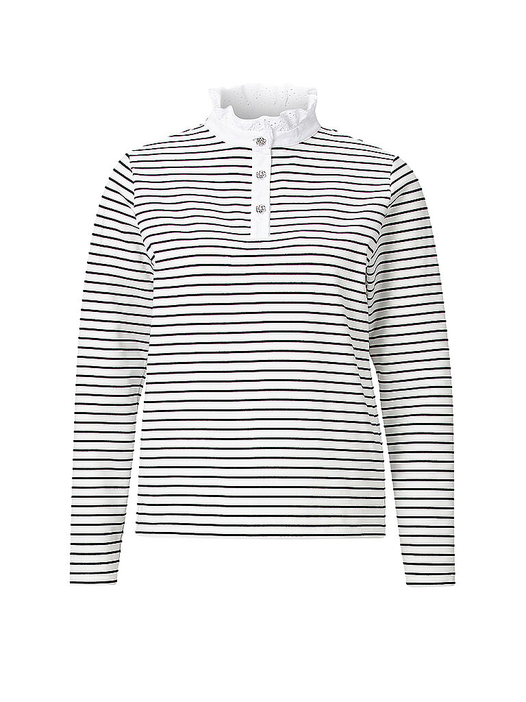 RICH & ROYAL Langarmshirt weiß | XS