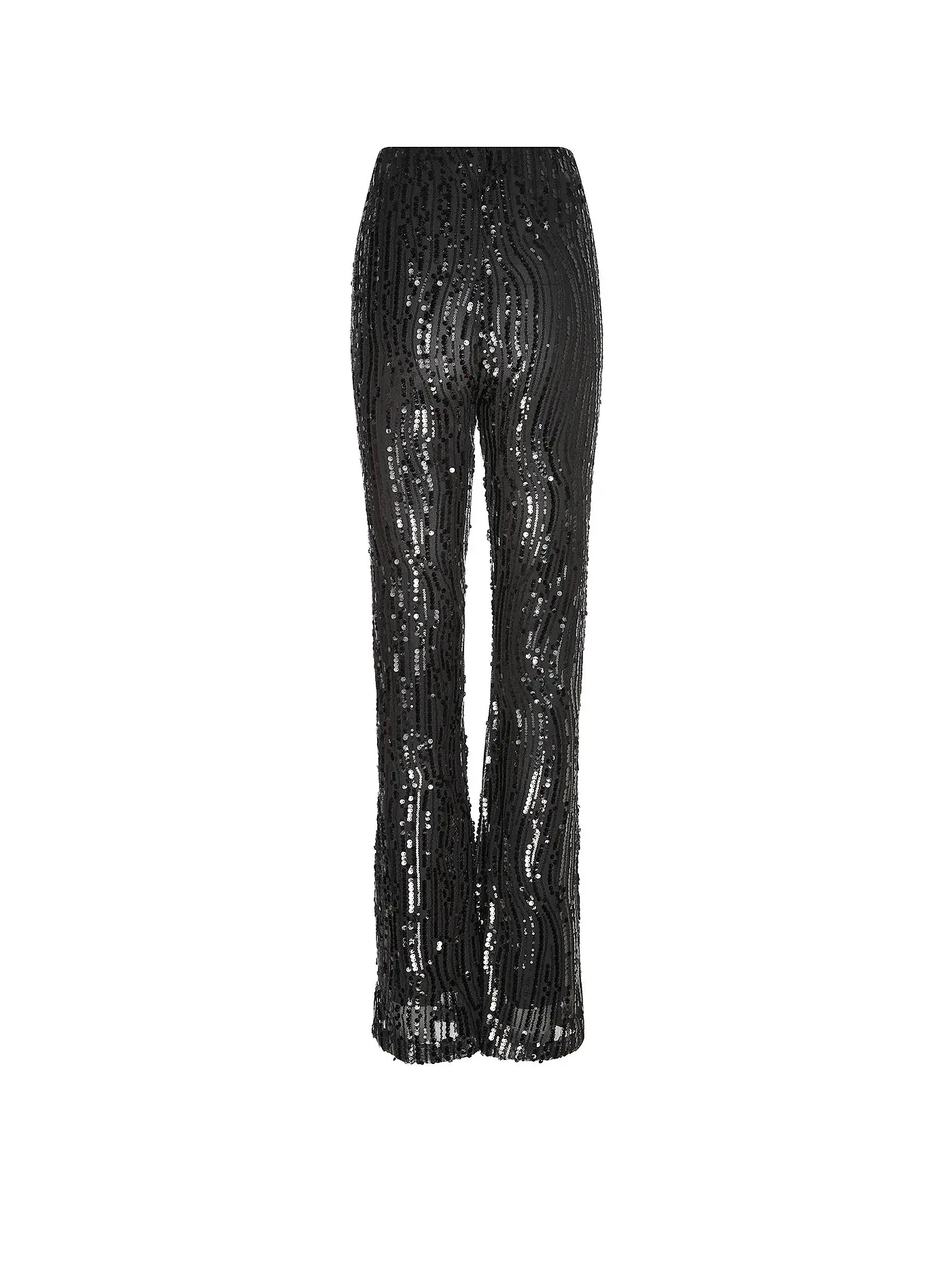 RICH & ROYAL | Hose Flared Fit | schwarz