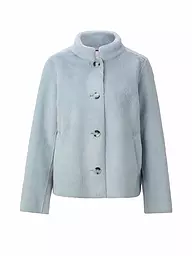 RICH & ROYAL | Jacke in Felloptik  | Hellblau