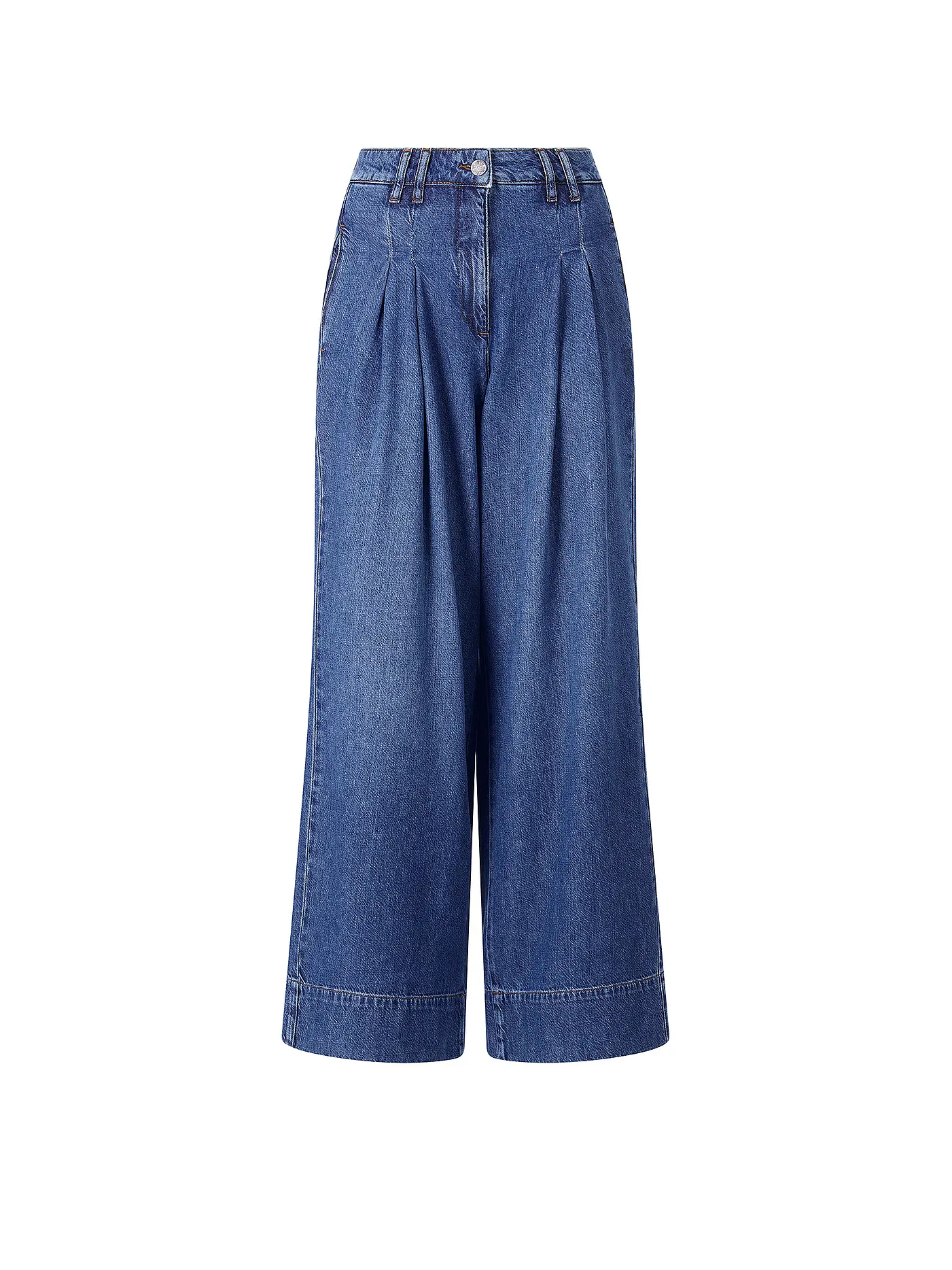 RICH & ROYAL | Jeans Wide Leg  | blau