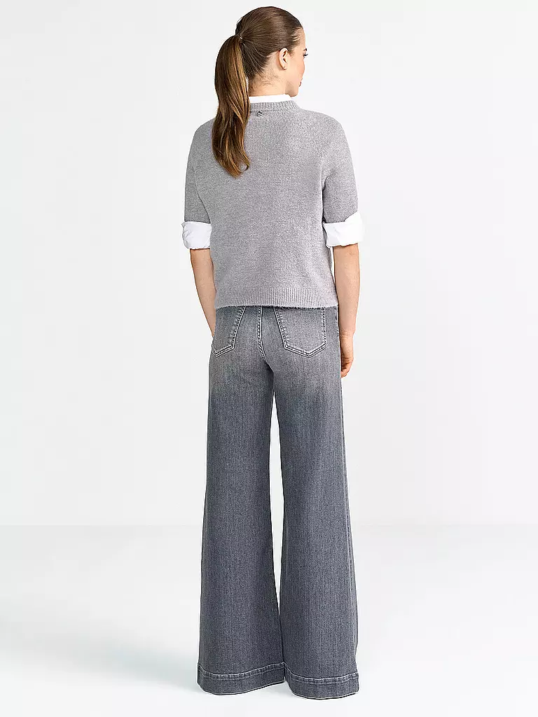 RICH & ROYAL | Jeans Wide Leg | grau