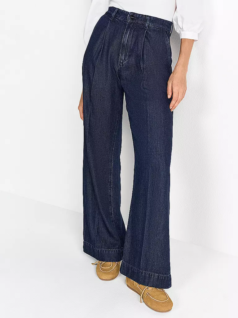 RICH & ROYAL | Jeans Wide Leg | dunkelblau