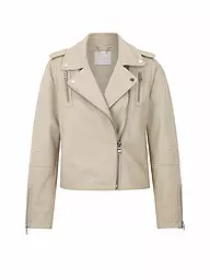RICH & ROYAL | Lederjacke | beige