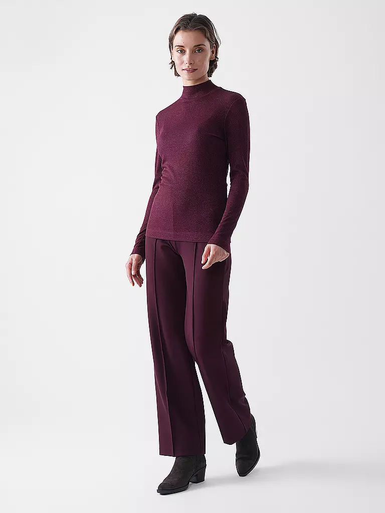 RICH & ROYAL | Marlenehose  | dunkelrot