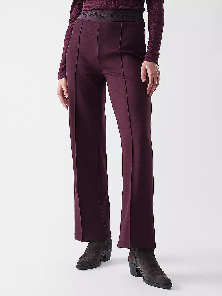 RICH & ROYAL | Marlenehose | dunkelrot