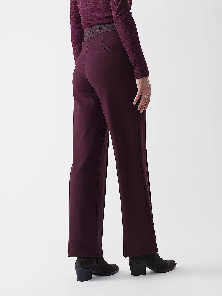 RICH & ROYAL | Marlenehose | dunkelrot