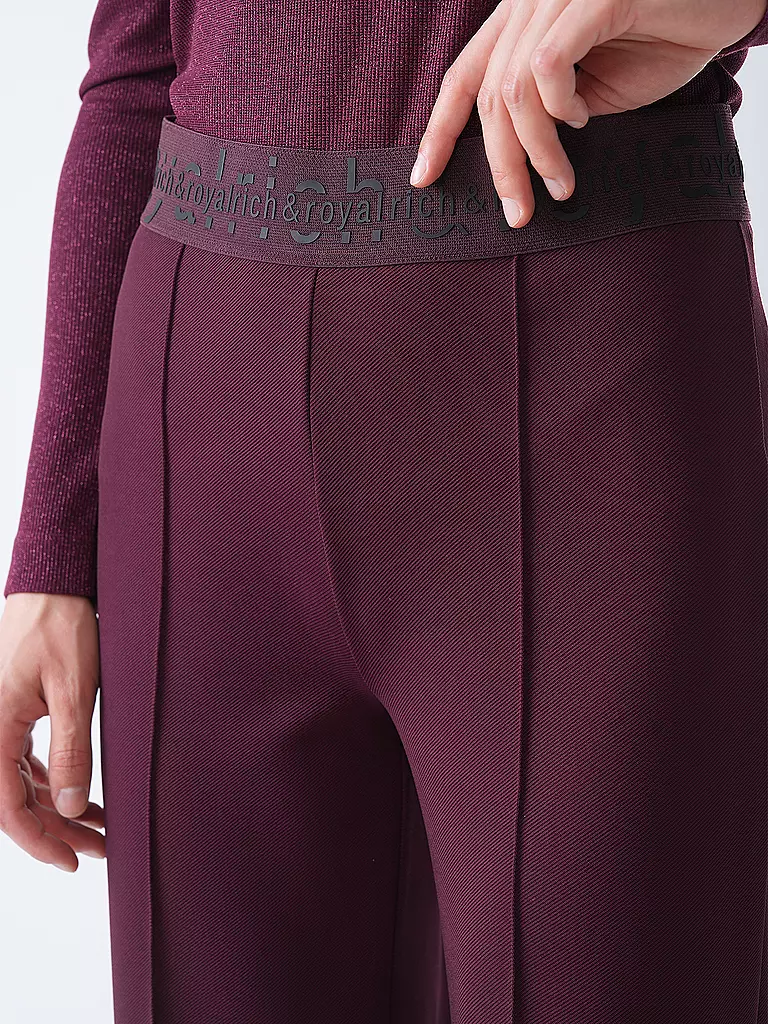 RICH & ROYAL | Marlenehose | dunkelrot