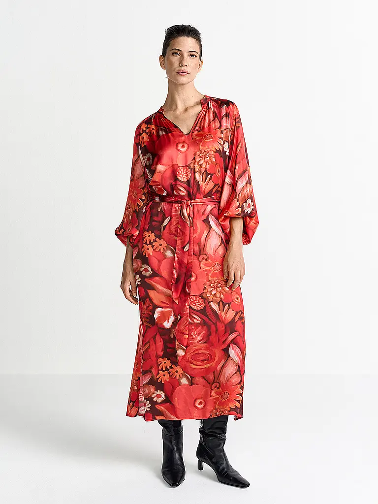 RICH & ROYAL | Midikleid  | rot