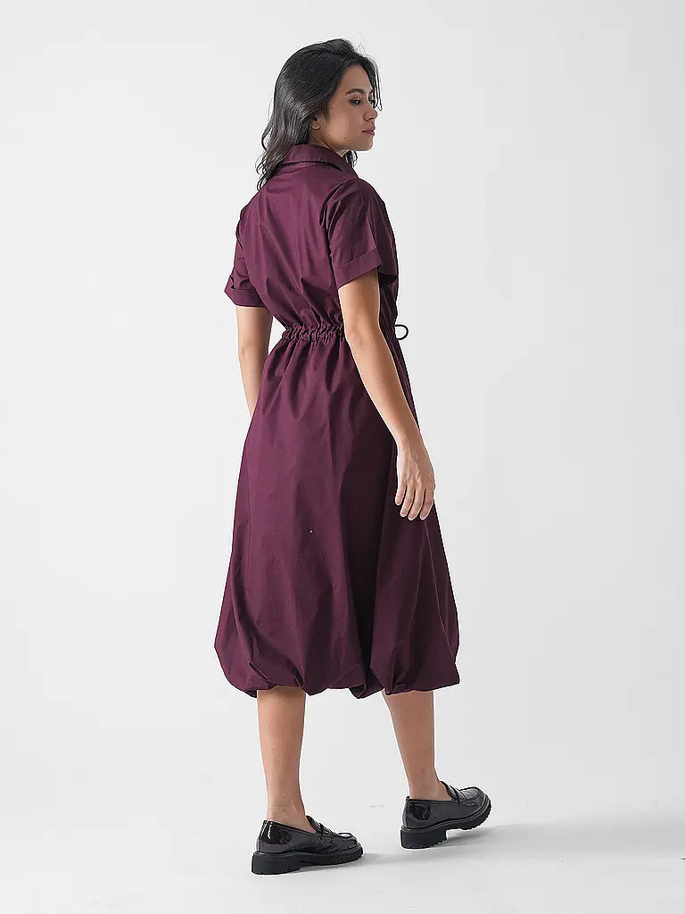 RICH & ROYAL | Midikleid  | dunkelrot