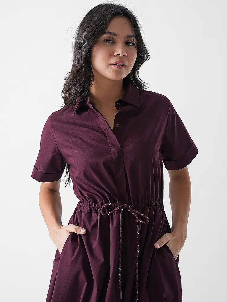 RICH & ROYAL | Midikleid  | dunkelrot