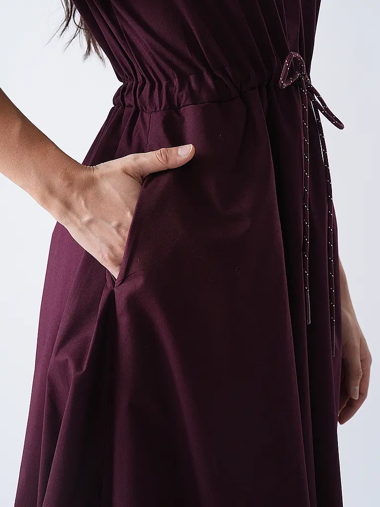 RICH & ROYAL | Midikleid  | dunkelrot