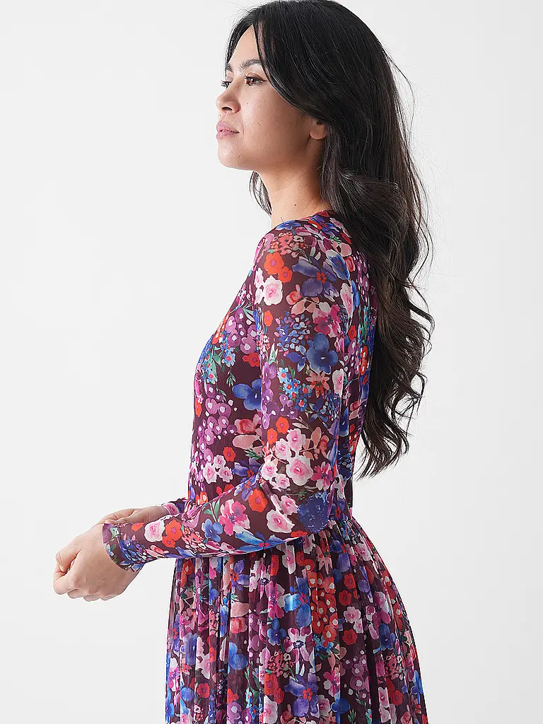 RICH & ROYAL | Midikleid  | dunkelrot