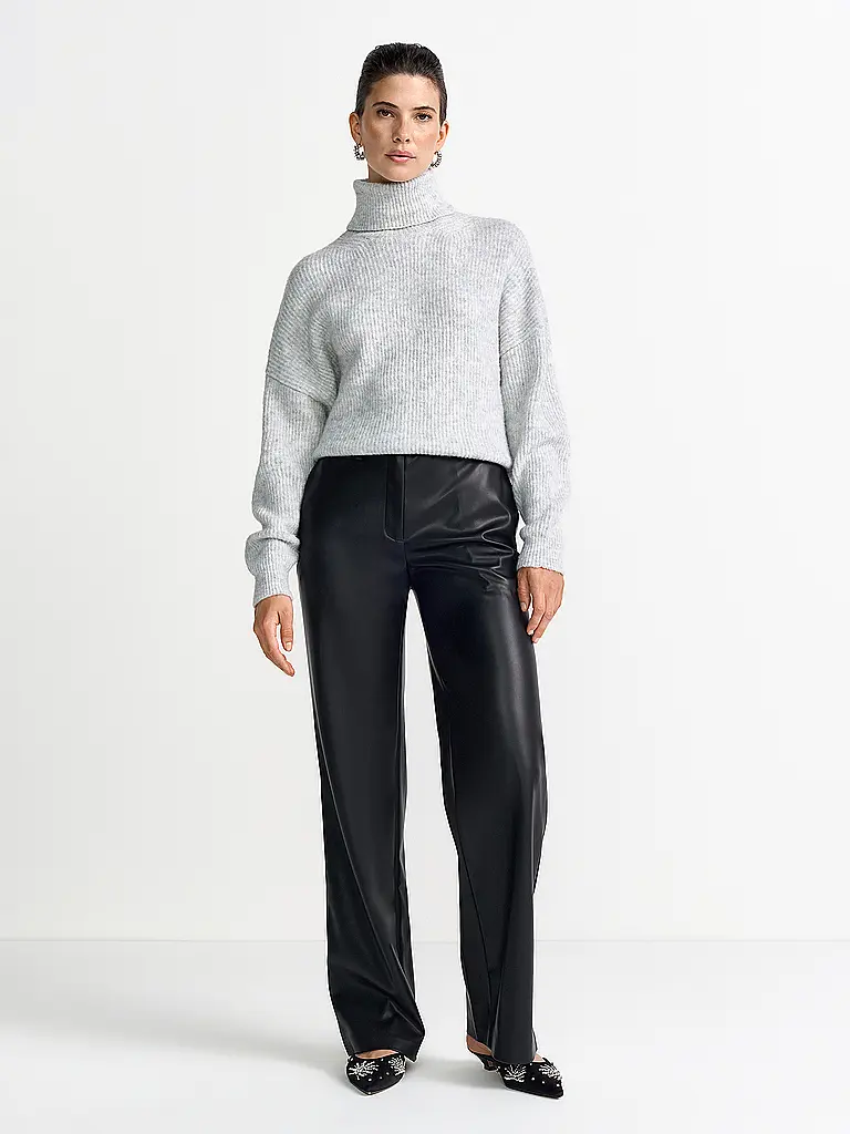 RICH & ROYAL | Rollkragenpullover  | grau
