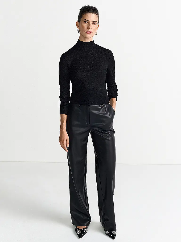 RICH & ROYAL | Rollkragenpullover  | schwarz