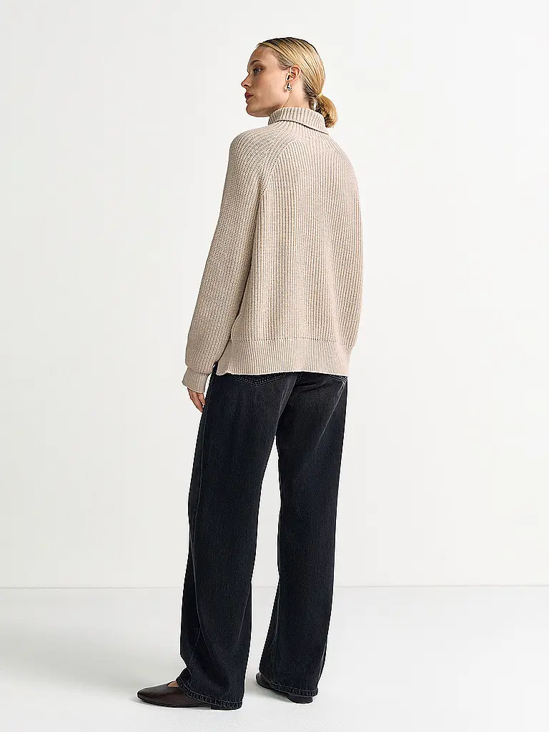 RICH & ROYAL | Rollkragenpullover  | beige