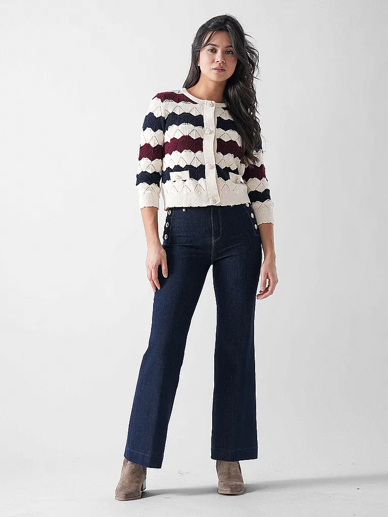 RICH & ROYAL | Strickjacke | dunkelrot