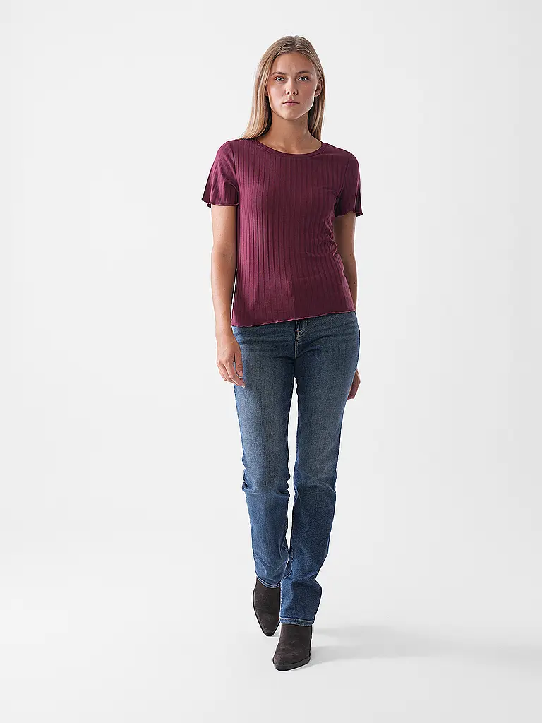 RICH & ROYAL | T-Shirt  | dunkelrot