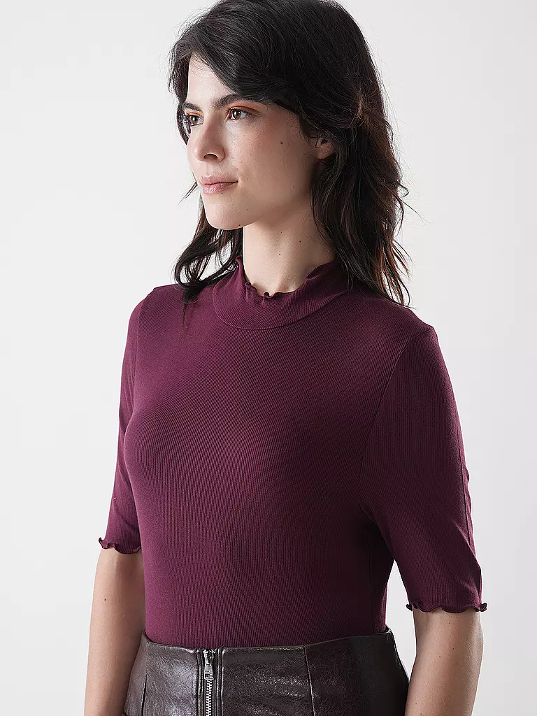 RICH & ROYAL | T-Shirt  | dunkelrot
