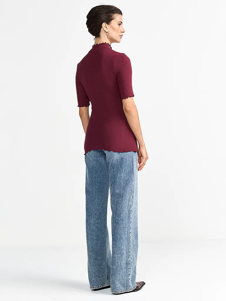 RICH & ROYAL | T-Shirt  | dunkelrot