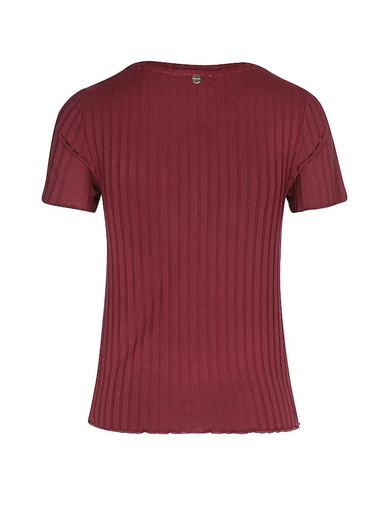 RICH & ROYAL | T-Shirt  | dunkelrot