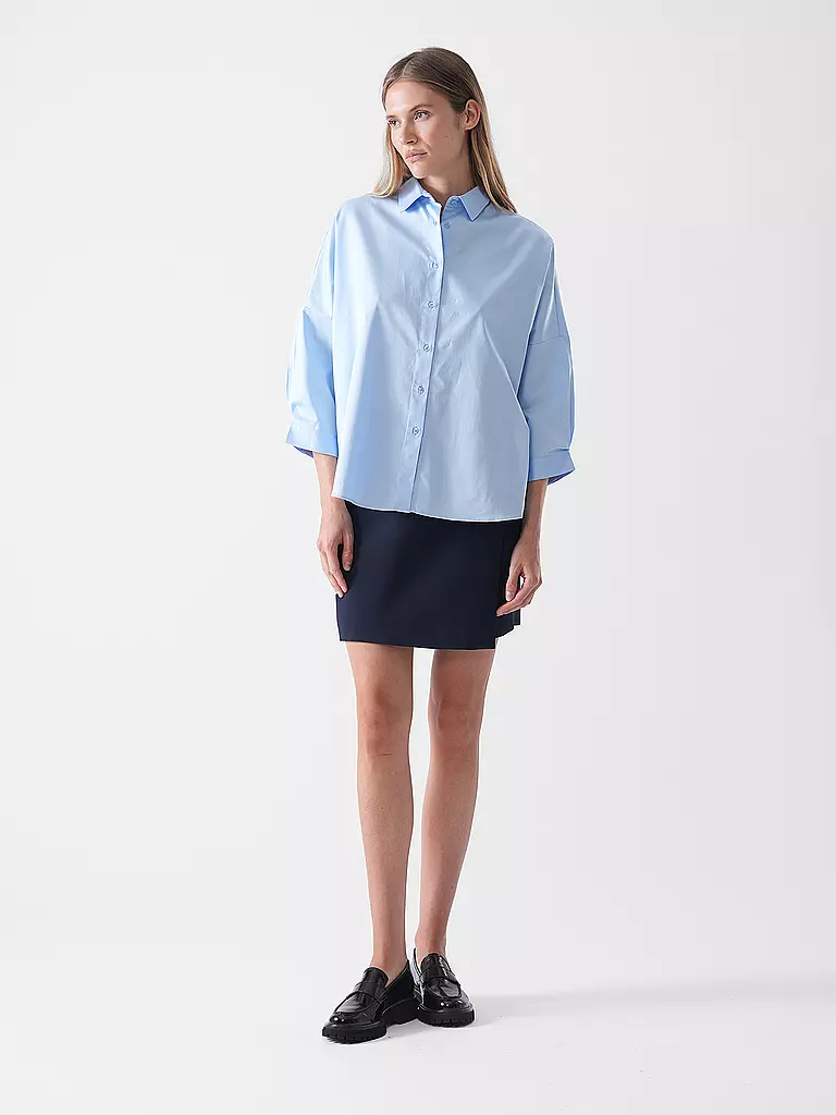 RICH & ROYAL | Bluse Oversized Fit | hellblau