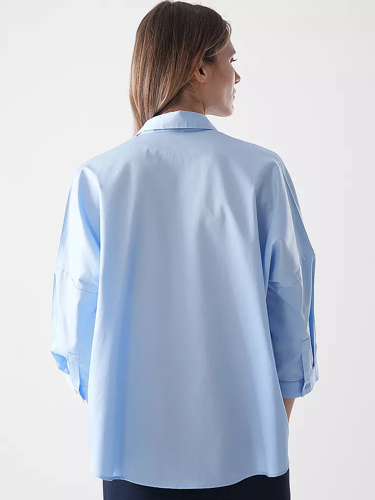 RICH & ROYAL | Bluse Oversized Fit | hellblau