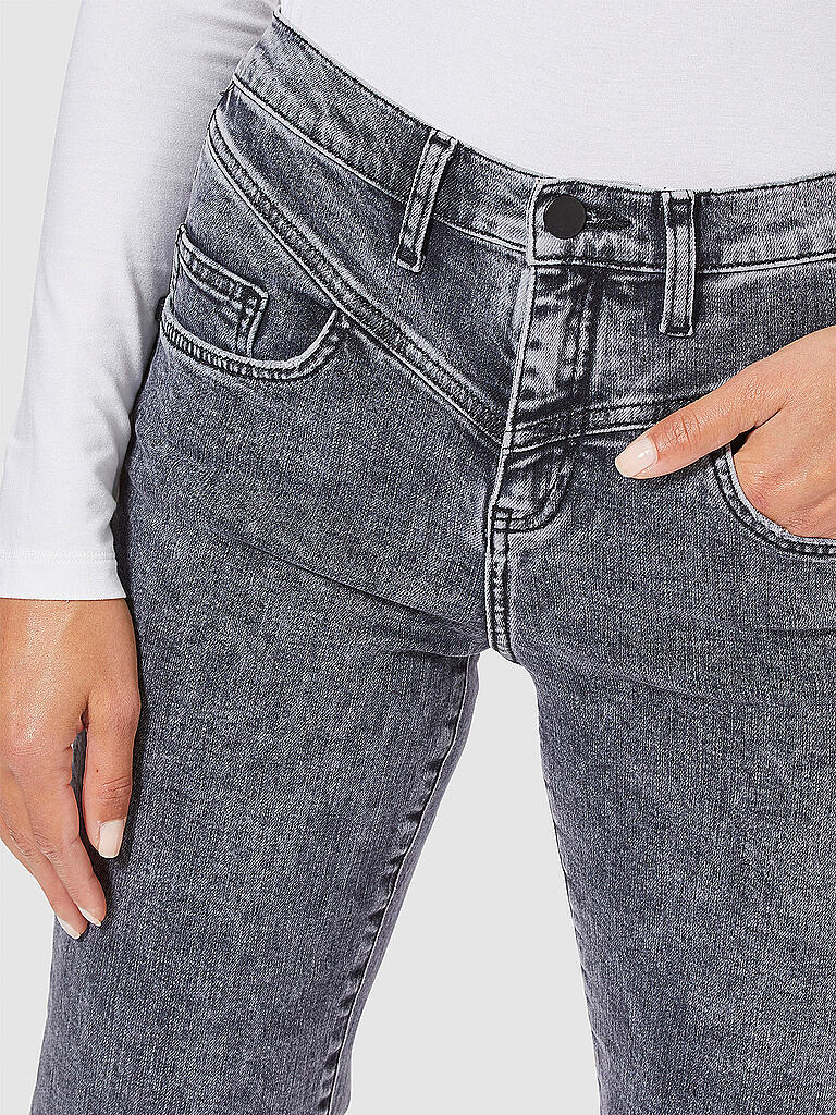 RICH & ROYAL | Jeans Straight Fit Jea 7/8 | schwarz