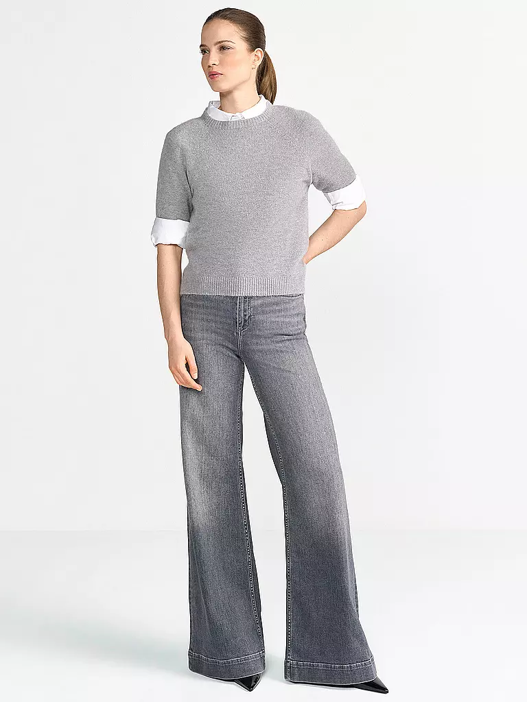 RICH & ROYAL | Jeans Wide Leg  | grau