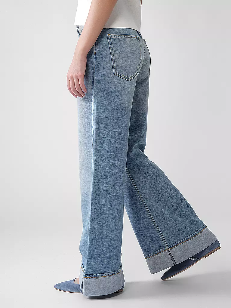 RICH & ROYAL | Jeans Wide Leg  | blau