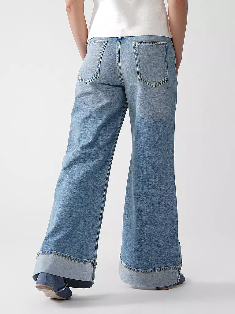 RICH & ROYAL | Jeans Wide Leg  | blau