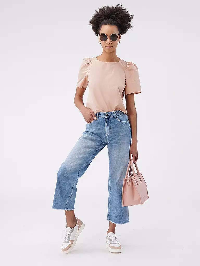 RICH & ROYAL | Jeans Wide Leg | blau