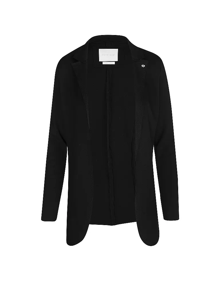 RICH & ROYAL | Jerseyblazer | schwarz