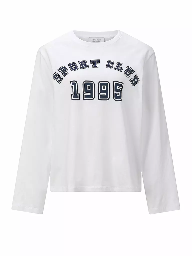 RICH & ROYAL | Langarmshirt  | weiss