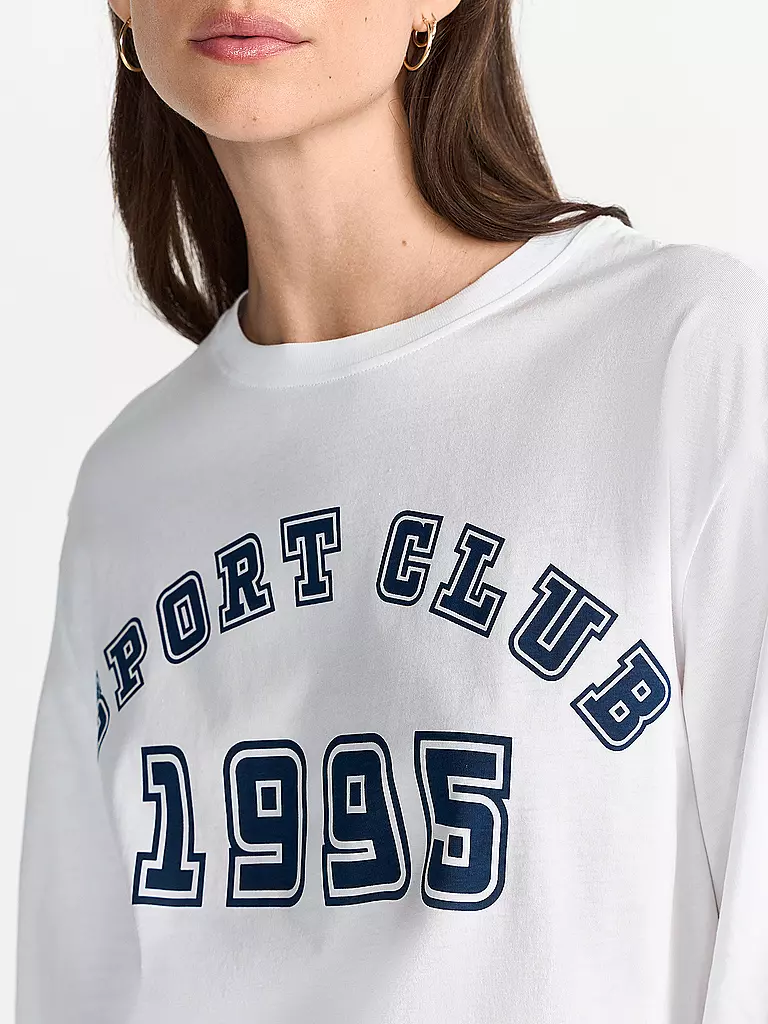 RICH & ROYAL | Langarmshirt  | weiss