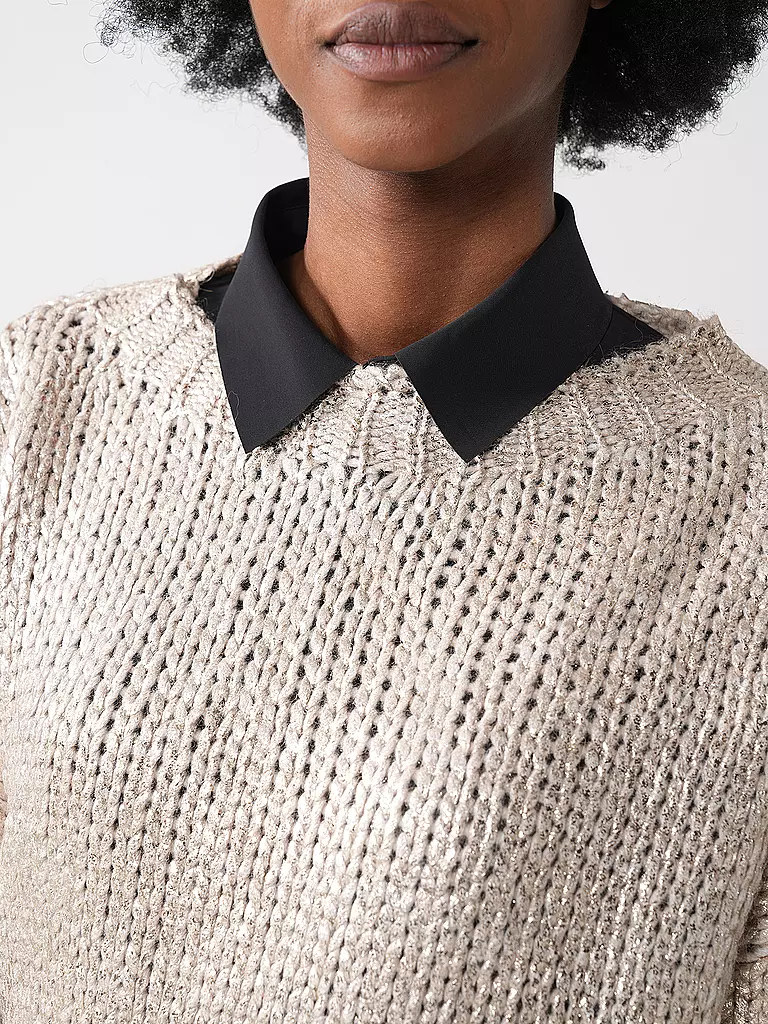 RICH & ROYAL | Pullover | gold