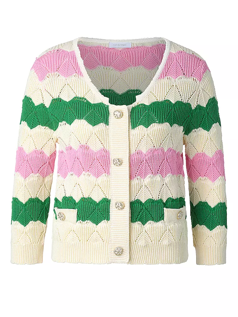 RICH & ROYAL | Strickjacke | rosa