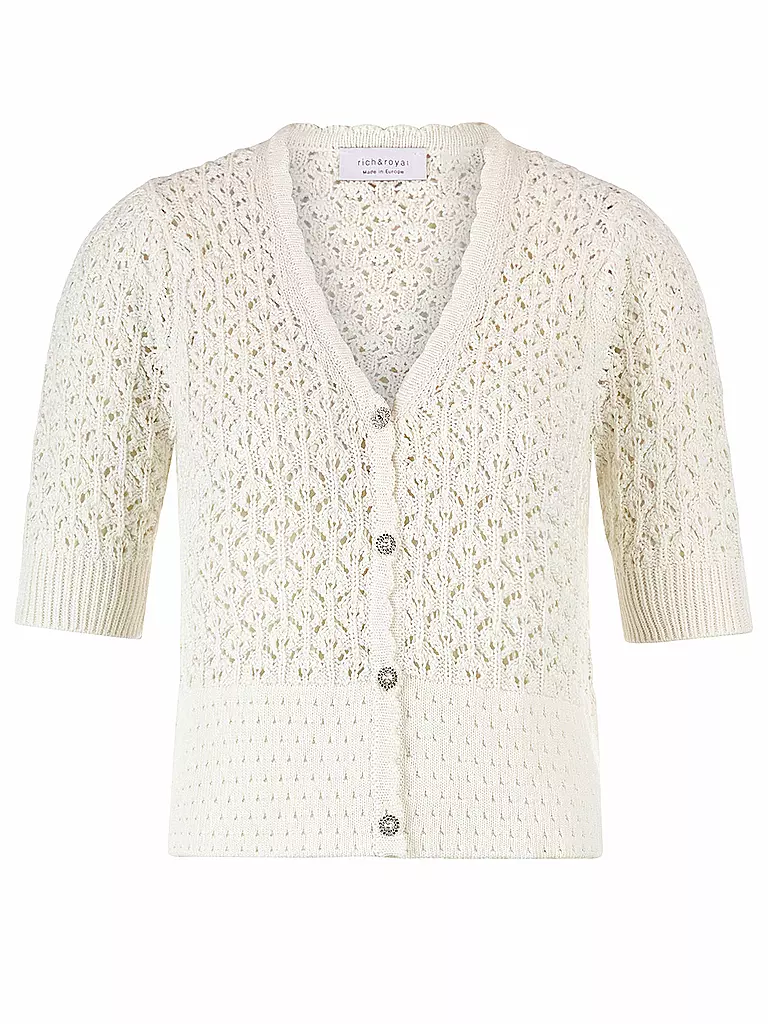 RICH & ROYAL | Strickjacke | creme
