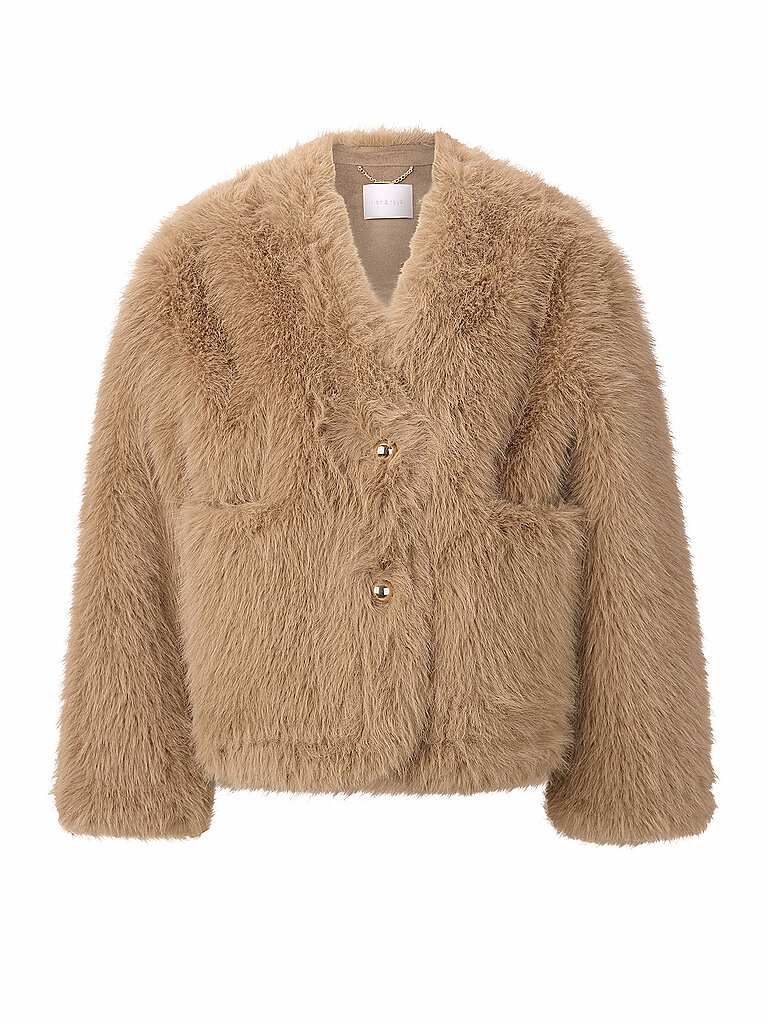 RICHROYAL Jacke in Felloptik – RICHROYAL