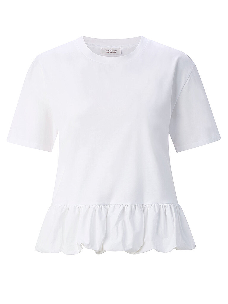 RICHROYAL T-Shirt  weiss | L