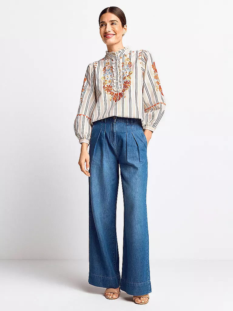 RICHROYAL | Jeans Wide Leg  | Blau