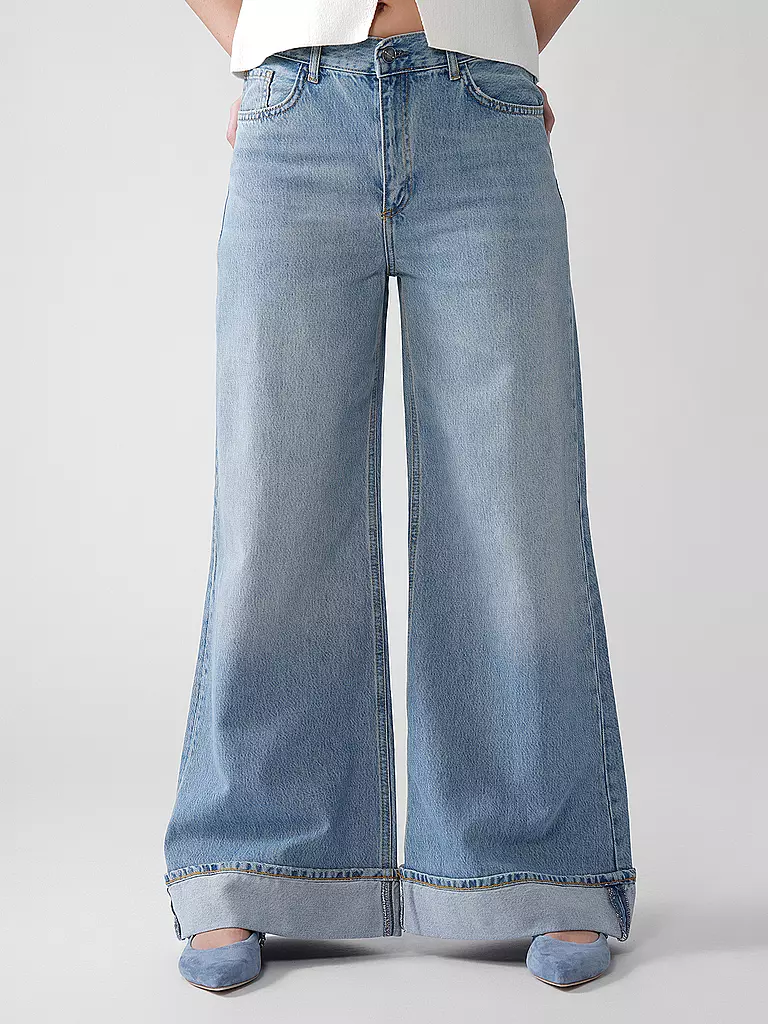 RICHROYAL | Jeans Wide Leg  | Blau