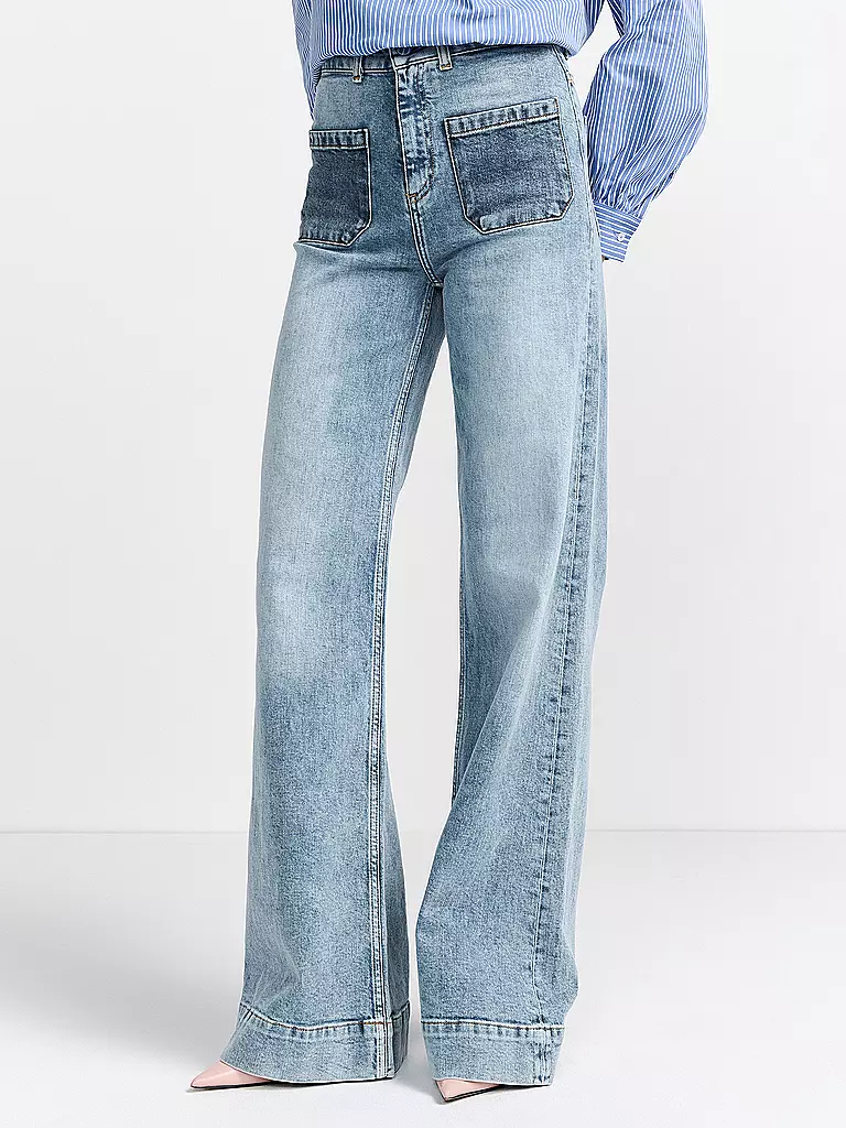RICHROYAL | Jeans Wide Leg  | Blau