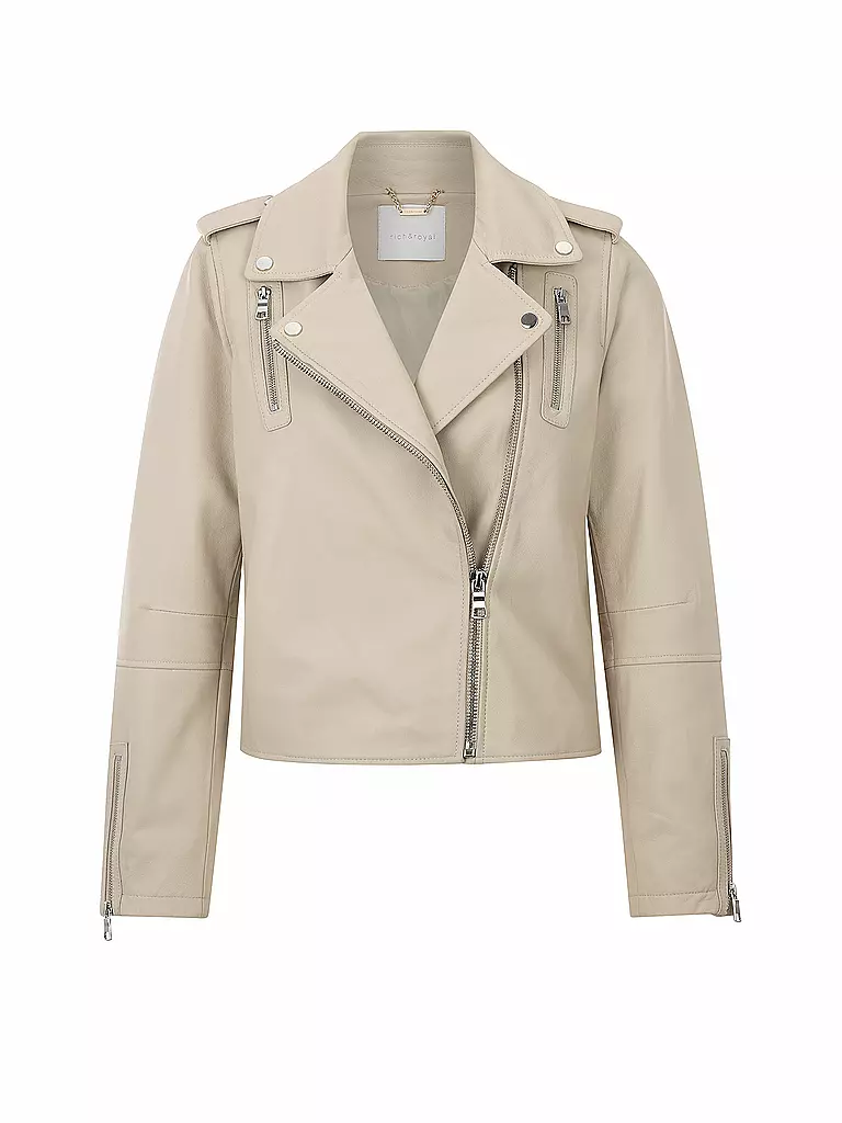 RICHROYAL | Lederjacke | Beige