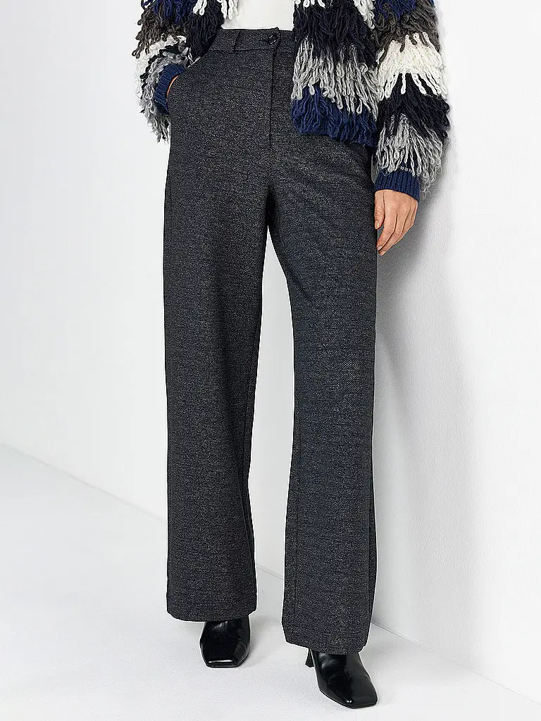 RICHROYAL | Marlenehose  | Dunkelblau