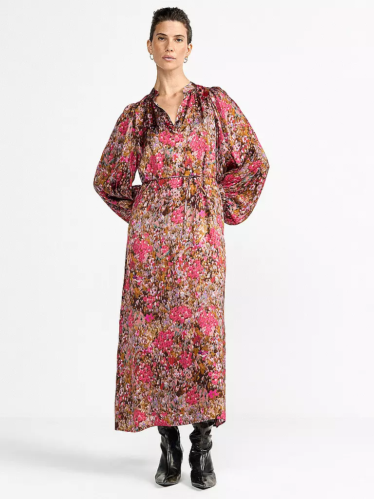 RICHROYAL | Midikleid  | Dunkelrot